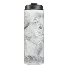 スナック熱タンブラーをかむリス タンブラー