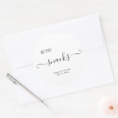 スナック結婚バッグ ラウンドシール (封筒)