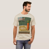 スナック・アタック！ニンジン・アートのヴィンテージTシャツ Tシャツ (正面フル)