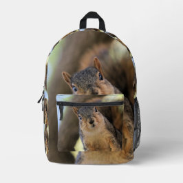 スナック!スナックが大好き! プリントバックパック