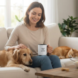スナック、散歩、お昼寝 - 愛犬家、ペットシッター向け マグカップ
