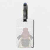 スナッグパグ ラゲッジタグ (裏面縦)