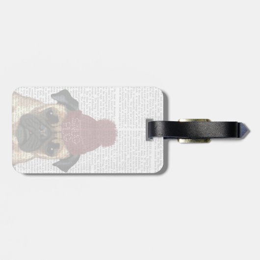 スナッグパグ ラゲッジタグ (裏面横)