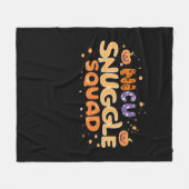 スナッグルスクワッドNICUナース新生児ナースハロウィーン フリースブランケット (正面(横))