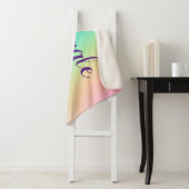 "スナッグルタイム"パステルエステティックブランケット シェルパブランケット (インサイチュ)