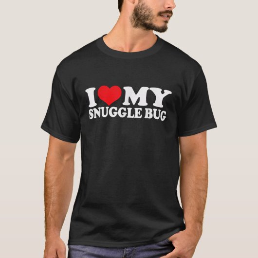 スナッグルバグ大好き ハート スナッグルバグ Tシャツ (正面)