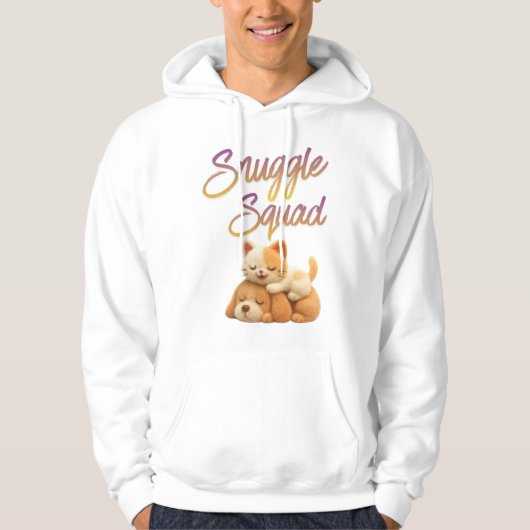 スナッグル・スクワッドTシャツ パーカ (正面)
