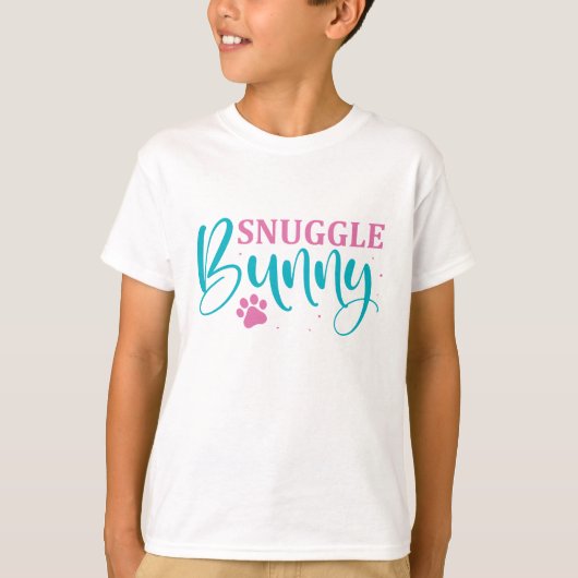 スナッグル・バニー – 復活祭 Tシャツ (正面)