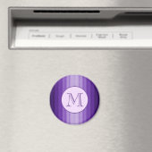 スナッジー ソフィスティケイツ パープル グロー ストライプ オーダーメイド マグネット (インサイチュ (食洗機))