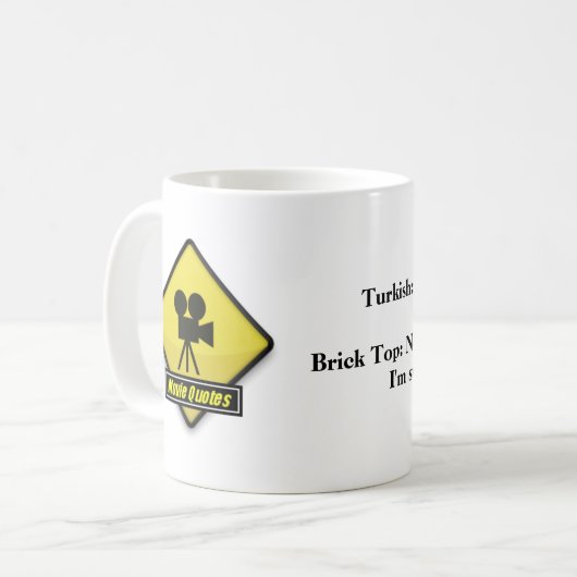 スナッチ映画引用文 – 砂糖を飲む？ コーヒーマグカップ (正面左)