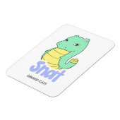 スナット（スネーク+猫）かわいいフレキシブルマグネット マグネット (左側)