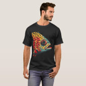 スナッパーかヘラブナの頭 Tシャツ (正面フル)