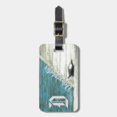 スナッパーカメ波止場 ラゲッジタグ (正面縦)