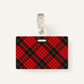 スナッピークランマックイーンタータンチェック バッジ (裏面クリップ)