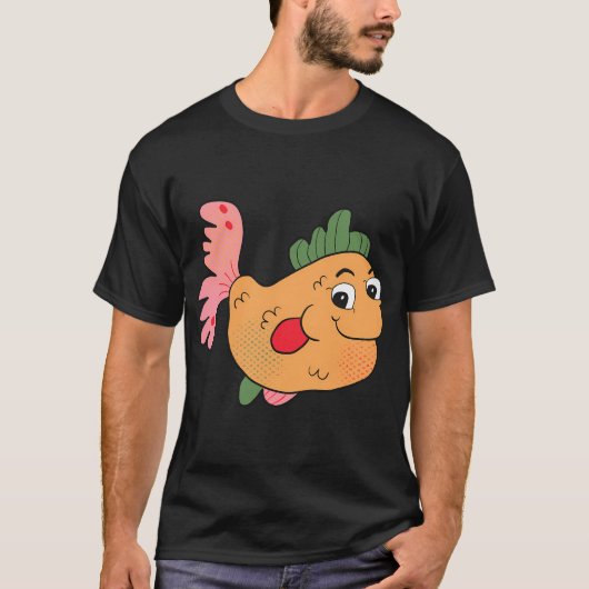 スナッブルズ　トロピカルフィッシュ Tシャツ (正面)
