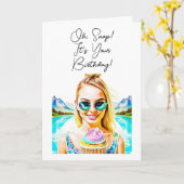 スナップお前の誕生日だ! カード (黄色い花)