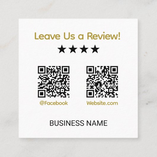 スナップと共有愛してる？ソーシャルメディア スクエア名刺 (裏面)