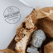 スナップと共有、ビジネスソーシャルメディアのパッケージ ラバースタンプ