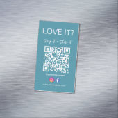 スナップと共有QrコードFacebook Instagram マグネット名刺 (インサイチュ)