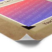 スナップショットフレーム独自の写真を作成 ポスター (角)