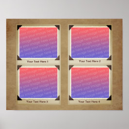 スナップショットフレーム独自の写真を作成 ポスター