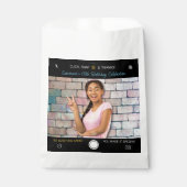 スナップショット誕生日の写真 フェイバーバッグ (正面)