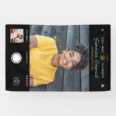 スナップショット誕生日の写真 横断幕 (横)