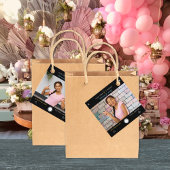 スナップショット誕生日写真ありがとうメッセージカード フェイバータグ