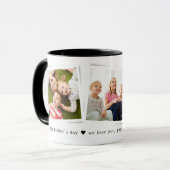 スナップショット3 Photo Happy Father's Day マグカップ (正面左)