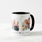 スナップショット3 Photo Happy Father's Day マグカップ (正面右)