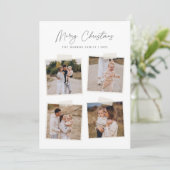 スナップショット | Merry Christmas 4写真 シーズンカード (スタンド正面)