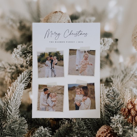 スナップショット | Merry Christmas 4写真 シーズンカード