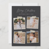 スナップショット | Merry Christmas 4写真 シーズンカード (正面)