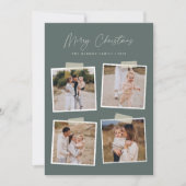 スナップショット | Merry Christmas 5写真 シーズンカード (正面)