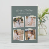 スナップショット | Merry Christmas 5写真 シーズンカード (スタンド正面)