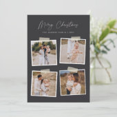 スナップショット | Merry Christmas 5写真 シーズンカード (スタンド正面)