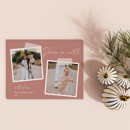 スナップショット | Peace on Earth 2フォトホリデーカード シーズンカード