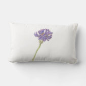 スナップドラゴンとコーンフラワー ランバークッション (裏面)