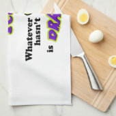 スナップドラゴンの年 キッチンタオル (四つ折り)