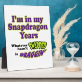 スナップドラゴンの年 フォトプラーク (側面)