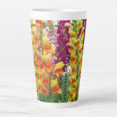 スナップドラゴンカラフルフローラ カフェラテマグ (正面)