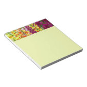 スナップドラゴンカラフルフローラ ノートパッド (アングル)