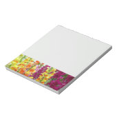 スナップドラゴンカラフルフローラ ノートパッド (回転)