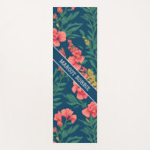 スナップドラゴンレインボーカラフルパタパーソナライズされたーン ヨガマット (正面)