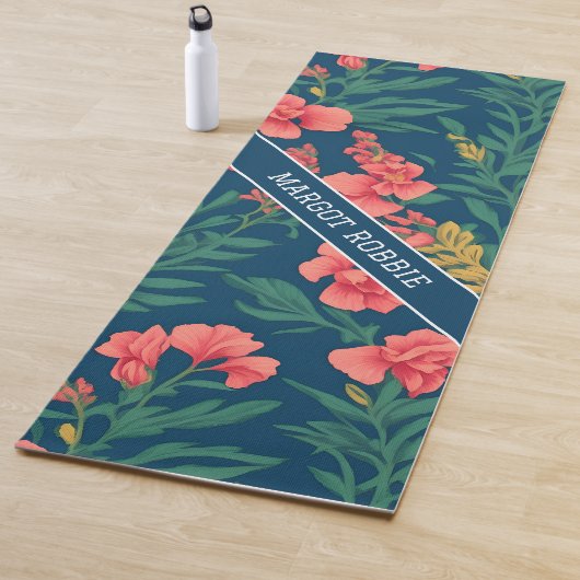 スナップドラゴンレインボーカラフルパタパーソナライズされたーン ヨガマット (インサイチュ)