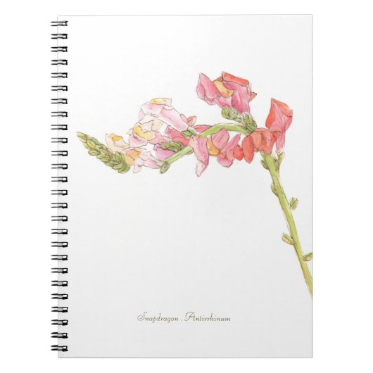 スナップドラゴン手帳 ノートブック (正面)