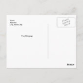 スナップドラゴン花はがき ポストカード (裏面)