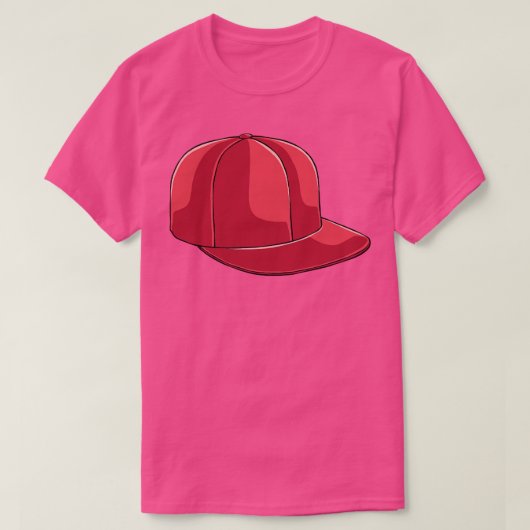 スナップバック野球帽 Tシャツ (デザイン正面)