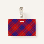 スナップピージャンハミルトンタータンチェック バッジ (裏面クリップ)