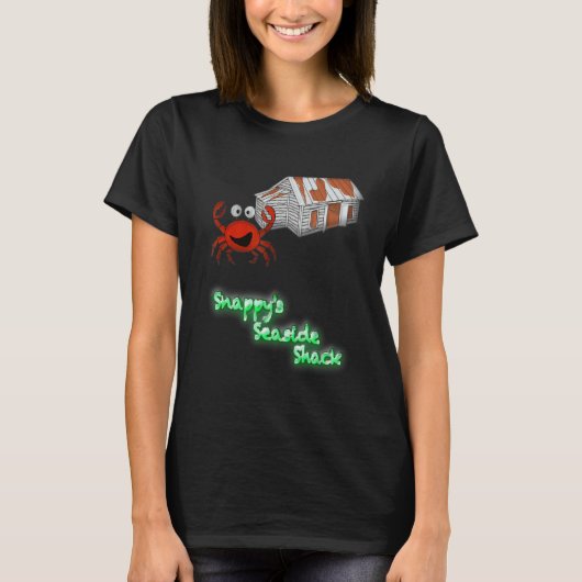 スナップピーズ・シーサイド・シャック Tシャツ (正面)